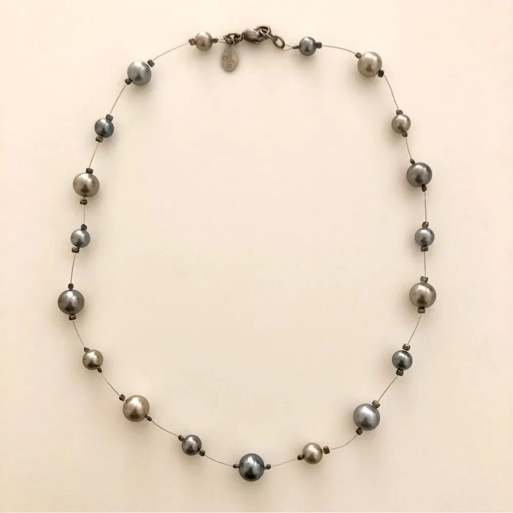 Carolee | Multicolored Faux Pearl Necklace | 16” Length